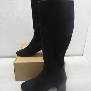 NEW BODEN Women's Knee High Boot Stretch-Black US Size 8.5